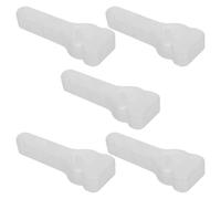 MAGICLULU 5pcs Razor Cover Travel Case for Men, Portable Manual Safety Razor Holder with Dry Storage and Accidental Opening Prevention, Compact Pp Shaving Protector for Daily Use