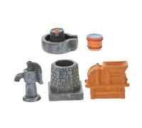 MAGICLULU 5pcs Realistic Miniature Farmhouse Props for Micro Landscape Decor Rustic Farm Scene Accessories for Mini House Decoration for Living Room and Bedroom