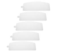 MAGICLULU 5pcs Replacement Welding Lens Hood Protective Cover 0.25 Mm Thick Pvc Peel off Lens Film for Sandblasting Helmet Visors in Metal Processing Environments