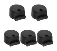 MAGICLULU 5pcs Rubber Clarinet Thumb Rest Pads Instrument Support Cushions Replacement Accessories for Clarinet Black Rubber Thumb Rest Pads for Woodwind Instruments