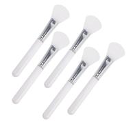 MAGICLULU 5pcs Silicone Facial Mud Mask Applicator Brush Set Crystal Handle, Reusable Face Mask Spatulas for Skincare and DIY Beauty Treatments