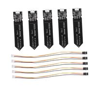MAGICLULU 5pcs Soil Moisture Accurate Humidity Detection for Outdoor Agriculture and Gardening Flexible Voltage Range High Precision Readings for Optimal Watering