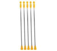 MAGICLULU 5pcs Stainless Steel Adjustable Telescopic Garden Sprayer Rod Extension Pole for Orchard and Lawn Watering Compatible with Electric Sprayer Accessories