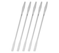 MAGICLULU 5Pcs Stainless Steel Makeup Mixing Rods Cosmetic Stirring Sticks for Face Cream Foundation Lip Color and Nail Art Mixing Tools for Makeup Artists