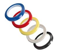 MAGICLULU 5pcs Violin and Cello Fingerboard Tape Stickers Colorful Note Position Guide for Beginners with White, Red, Black, Blue, and Light Yellow Orchestral Instrument Accessories