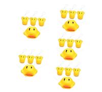 MAGICLULU 5sets 4 Pcs Duck Nose Simulation Party Props Fun and Realistic Animal Costume Accessory for Halloween Cosplay Carnival and Stage Performances Lightweight Vinyl Design 4pcs*5