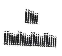 MAGICLULU 5sets Hair Bun Accessories Bun Maker for Hair Lazy Maker Roller Holders Small Bands 6pcs*5