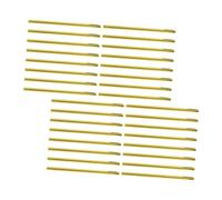MAGICLULU 600pcs Candy Bag Ties Twisty Ties Easy to Operate Stay Tight Golden Iron Wire Binding Ropes for Christmas Bag Sealing Festive Shiny Style