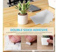 MAGICLULU 600pcs Clear Double Sided Adhesive Dots Strong Tack Removable Self Adhesive Glue Points for Crafting Decorating and Wall Use No Residue Damage