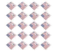 MAGICLULU 60pcs American Flag Face Stickers Patriotic Design, Paper Material Temporary Tattoos for Veterans Day and Memorial Day, Versatile Application Vivid Colors