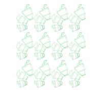 MAGICLULU 60pcs Hospital Infusion Bottle Net Sleeves Set Plastic Bottle Holder Nets for 100ml, 250ml, 500ml, Medical Infusion Rack Covers for Clinic and Healthcare Use