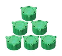 MAGICLULU 6pcs 13 Pin Trailer Connector Covers Green 13p Socket Protective Caps Alignment Plug Dustproof Covers for Utility Trailer Towbar Accessories