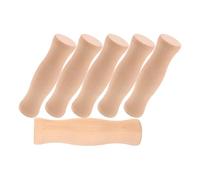 MAGICLULU 6pcs Bucket Handle Wooden Bucket Handle Replacement Beige Smooth Surface DIY Projects Kitchen Gardening Home Decor