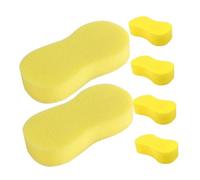 MAGICLULU 6pcs Car Washing Sponges, Large Pu Cleaning Blocks for Gentle Paint Care, Multi-Functional Scrubbing Pads for Car Wash and Efficient Auto Cleaning