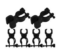 MAGICLULU 6pcs Flashlight Mount Cane Holder Lightweight Plastic Compatible with Canes and Wheelchairs Bicycle and Power Wheelchair Accessories for Mobility Aids