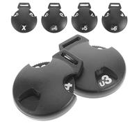 MAGICLULU 6pcs Golf Club Number Label Golf Wood Head Cover Tags Circular Plastic Protective Cover Stylish Elegant Refined Easy Identification and Drivers