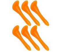 MAGICLULU 6pcs Guasha Board Stone Scraping Tools Beeswax Massage Plates for Face and Shoulders Fatigue Promote Local Yellow Beauty Tool for Relaxation