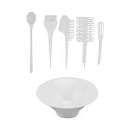 MAGICLULU 6pcs Hair Dye Kit with Hair Coloring Bowl Plastic Material Easy to Hold Convenient to Use