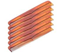 MAGICLULU 6pcs Hairdressing Comb Salon Styling Comb Ps Wide Tooth, Double-head Fine and Wide Teeth, Will Not Hurt Scalp, for Wet and Dry Hair, Men, Salon and Home
