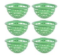 MAGICLULU 6pcs Light Green Abs Bird Nest Bowl for Small Birds and Pigeon Breeding Sturdy Material Suitable for Incubation and Pigeon Breeders