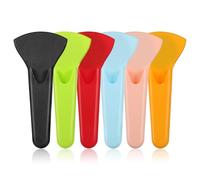MAGICLULU 6pcs Magnetic Scissor Covers Protective Sheaths Small Scissor Sleeve Set for Kitchen and Beauty Tools with Colorful Holder for Fridge Organization