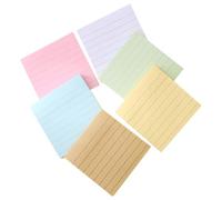 MAGICLULU 6pcs Memo Stickers Colored Note Pads Small Paper Notebooks Creative Design Writes Smoothly Convenient Self-adhesive Notes Can Stick on Desk Surfaces for Office Staffs and Teachers