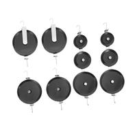 MAGICLULU 6pcs Modular Physics Pulley Block Portable Science Experiment Tool for Stem Education Classroom Teaching Demonstration Mechanics Learning Kit