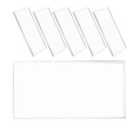 MAGICLULU 6pcs Plastic Bill Holder Money Sleeve for Commemorative Banknotes, Portable Banknote Collection Box for Currency Storage and Display