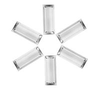 MAGICLULU 6pcs Recessed Aluminum Alloy Door Pulls Hidden Flush Handles for Cabinets Wardrobes Sliding Barn Doors Easy Installation Concealed Design Modern Rectangular Hardware