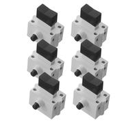 MAGICLULU 6pcs Replacement Cut-Off Saw Switch for Industrial Metal Cutter with 10a High Load Capacity, Easy Installation Plastic Power Switch for Electric Tool Maintenance