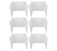 MAGICLULU 6pcs Reusable Plastic Privacy Desk Partition for Classroom Use Lightweight and Desk Divider for Office and School Easy to Clean and Install