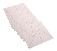 MAGICLULU 6pcs Self-adhesive Wall Sound Absorbers Panels High Density Acoustic for Soundproofing and Noise Dampening in Offices Studios Gaming Rooms