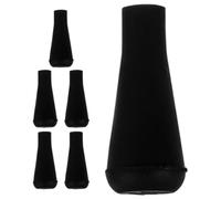 MAGICLULU 6pcs Soft Rubber Arrow Tips for Archery Practice and Game Activities Suitable for Outdoor Practice Easy Replacement Black Colour