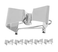 MAGICLULU 6pcs Stainless Steel Oil Painting Frame Clips Gentle Canvas Grips Portable Canvas Separating Clamps for Artists Studio and Outdoor Painting Supplies