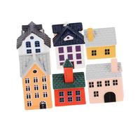 MAGICLULU 6pcs Tiny House Ornaments for Micro Landscape Decor Realistic Miniature Villa Decorations for Fairy Gardens Party Desk Decoration for Plant Pots and Terrariums