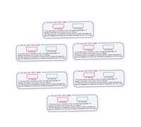 MAGICLULU 6pcs Uv and Uvc Test Card for Measuring Uv Intensity Multi-functional Light Test Card Identifying Features