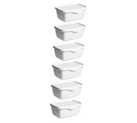 MAGICLULU 6pcs Wipes Dispenser Wipe Holder Refillable Tissue Box Cover for Desktop Bathroom Wet Tissue Box Storage Case