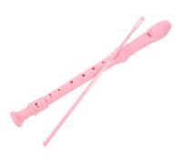 MAGICLULU 8-Hole Soprano Recorder Flute for Beginners, Pink Musical Instrument Set with Cleaning Stick, English Manual and Black Carrying Bag, Suitable for Teens and Adults