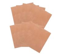 MAGICLULU 8 Sheets Thick Copper Plates Metal Sheets for Jewelry Making and Crafting DIY Projects Solid Copper for Precision Work and Creative Arts