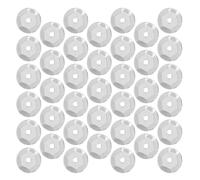 MAGICLULU 800pcs 8mm Silver Plastic Sequins Round Loose Sequins for Sewing and Crystal Mud Embellishments, Color-Fade Resistant Design