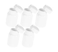 MAGICLULU 80cc Portable Pill Bottle Organizer Round Cylinder Design Lid for Travel and Medication Storage Empty Plastic Capsule Container