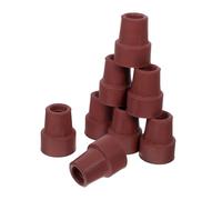 MAGICLULU 8pcs Anti-slip Rubber Walking Stick Tips for Hiking Poles Detachable Lightweight Trekking Cane Caps for Seniors Outdoor Camping Stable Grip Wet Uneven Surfaces