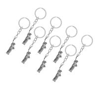 MAGICLULU 8pcs Decorative Bag Pendant Key Chain Independence Day Keychains Silver Metal Design Easy to Carry Goddess Pendant Keychain for Decorative Accessories and Occasion