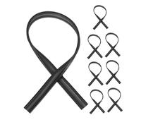 MAGICLULU 8pcs Durable Boneless Windshield Wiper Refill Strips Rubber Windscreen Wiper Inserts Compatible with Multiple Car Models for Clear Rainy Weather Visibility
