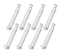 MAGICLULU 8pcs External Expansion Bolt Vibration Damper Holder Rubber Cast Steel Wear-resistant Easy Installation Safety Bump Screws for Driveway Parking Lots in Commercial Zones