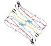 MAGICLULU 8pcs Eyeglasses Strap Set with Cartoon Unicorn Design, Pvc Anti-lost Lanyards, Cute Adjustable Neck Cord for Boys