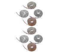 MAGICLULU 8pcs Fabric Ribbon Strips for Crafts Multi-Purpose Flexible Polyester Ribbons with Playful Tiger Giraffe Zebra Dairy Cow Prints 3/8-inch X 5-Yard Rolls for Wreaths and Jungle