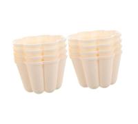MAGICLULU 8pcs Flower Shape Jelly Molds for Baking and Freezing Creative Flan Pan and Egg Tart Moulds for Desserts Easy to Use Baking Tool for Puddings and Cakes