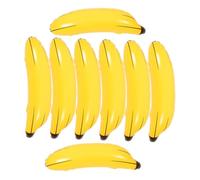 MAGICLULU 8pcs Inflatable Giant Banana PVC Big Banana Props for Bachelorette Party Favors Pool Swimming Party Decorations Photography Props Fun Supplies
