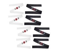 MAGICLULU 8pcs Japanese Ninja Print Karate Headband Versatile Boys and Girls Sushi Costume Accessory Party Favors